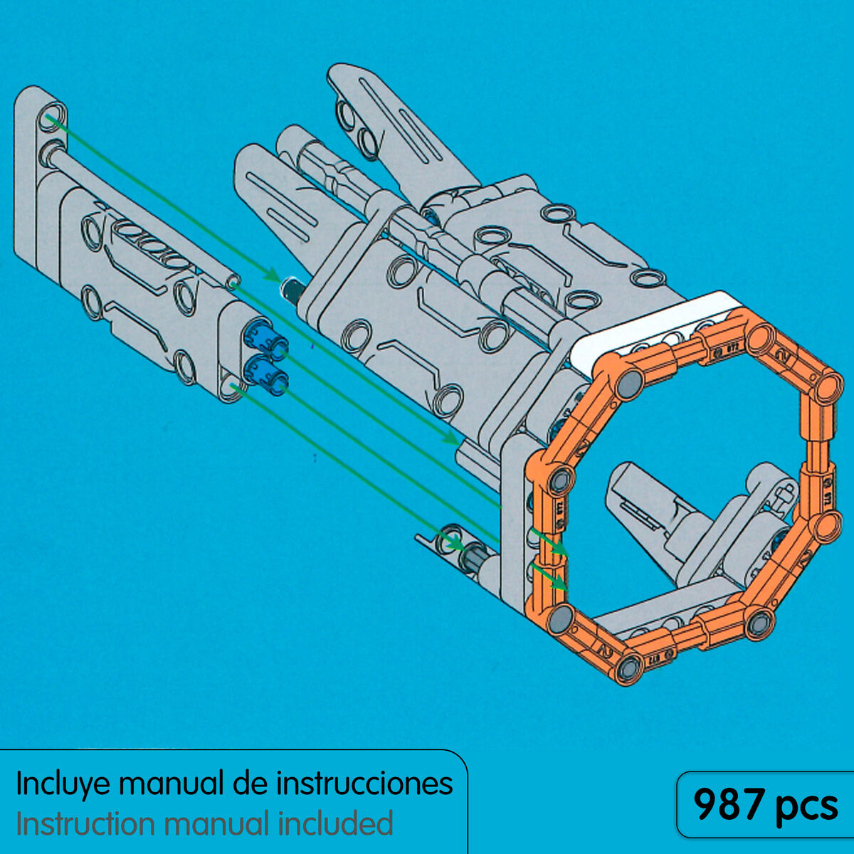 Set de Construcție IM Master 987 Piese